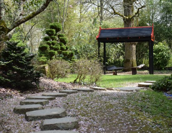 Jardin asiatique, pavillon