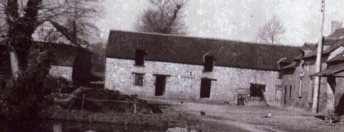 ancienne ferme Jardins de Brocéliande en Noir et Blanc