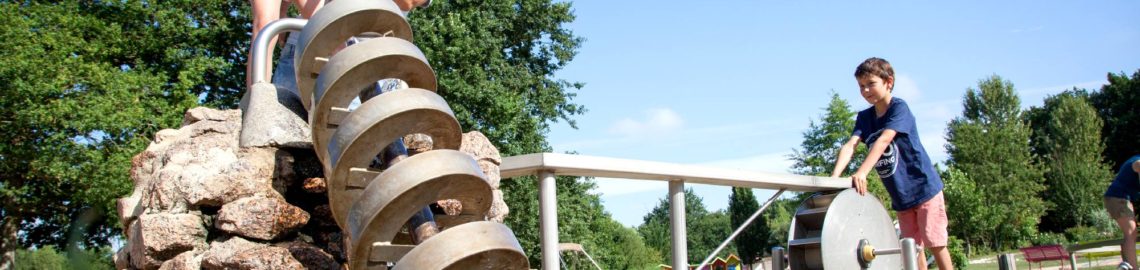 jeux d'eau enfant vis archimède