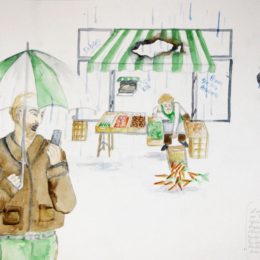 Marche et Creve Les3Valoches croquis Anne Jourdain
