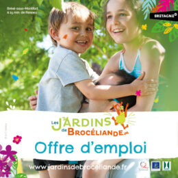 emploi jardins de Brocéliande