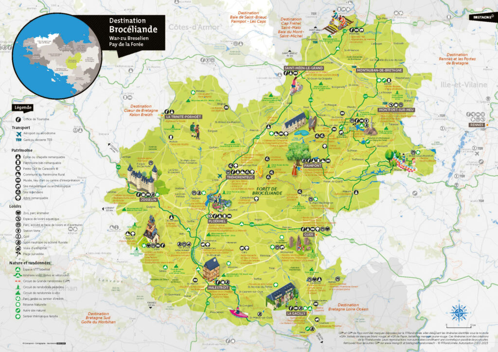 Carte Destination Brocéliande