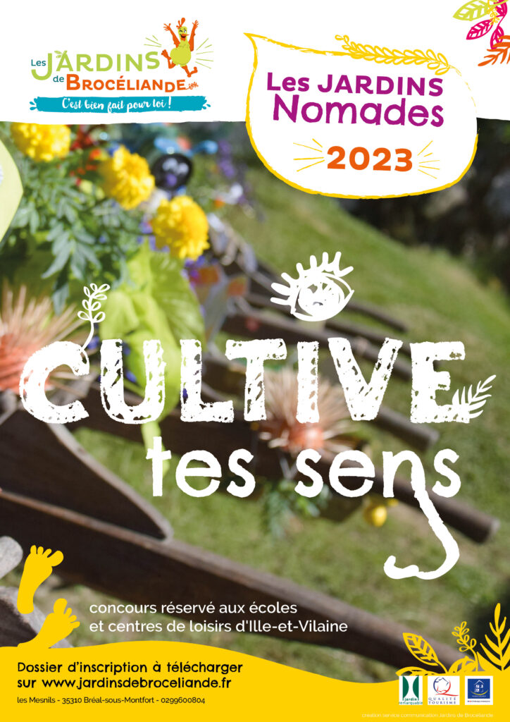 affiche concours Jardins Nomades 2023