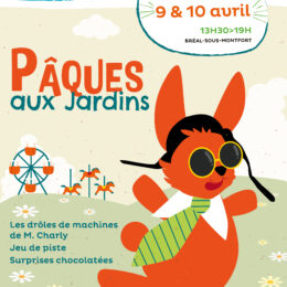 Affiche Pâques aux Jardins 2023