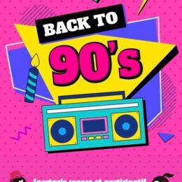 affiche back to the 90s