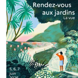 affiche rendez-vous aux jardins 2026