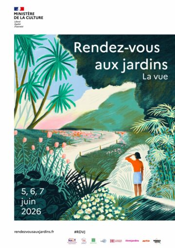 affiche rendez-vous aux jardins 2026