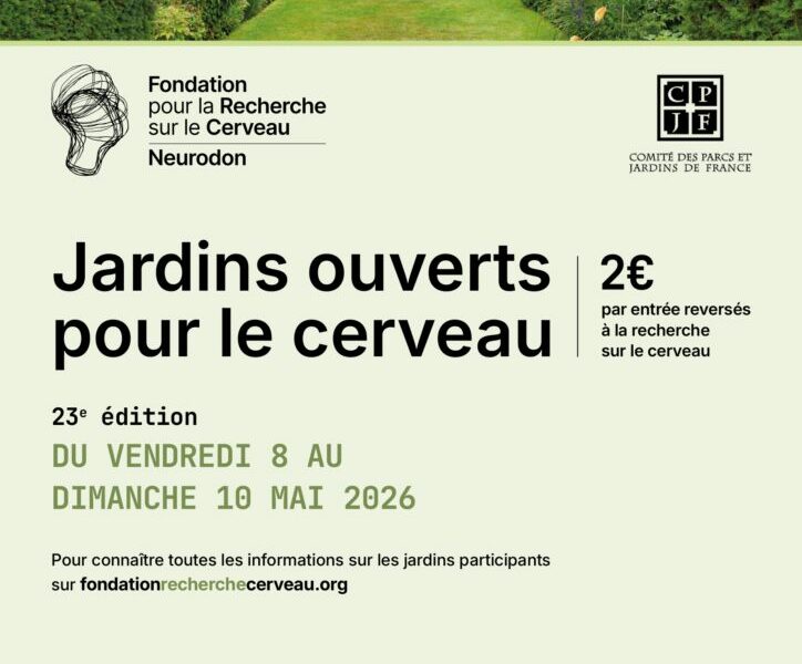 affiche Jardins ouverts pour le cerveau 2026