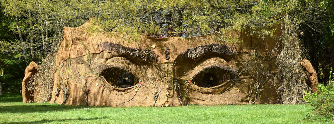œuvre monumentale aux Jardins de Brocéliande