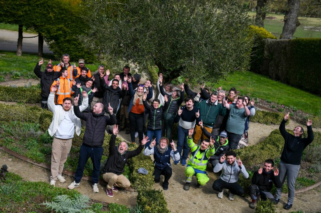 equipe, esat, jardins de brocéliande