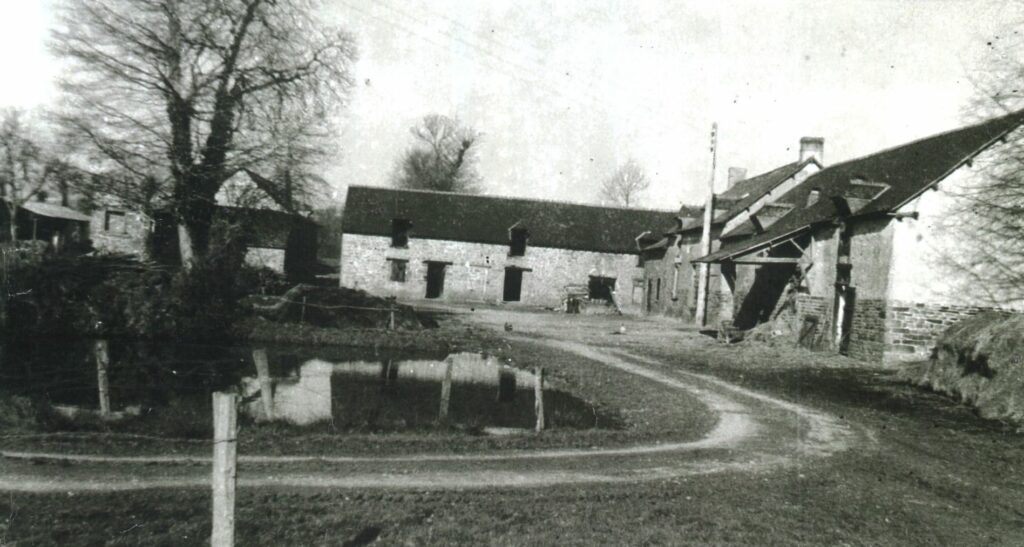 ancienne photo, ferme, jardins de brocéliande