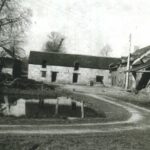 ancienne photo, ferme, jardins de brocéliande