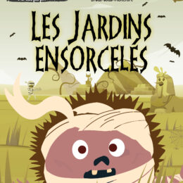 momie, halloween, hérisson, affiche