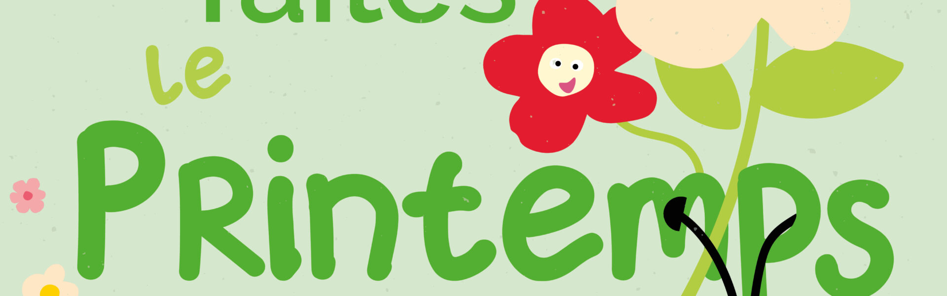 affiche, insectes, faites le printemps