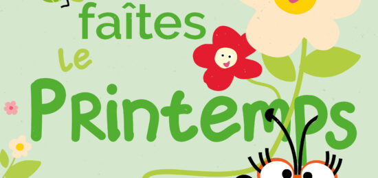 affiche, insectes, faites le printemps