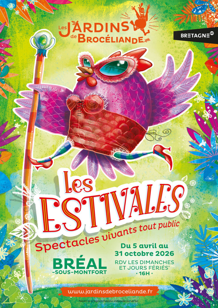 affiche Estivales 2026, poule dance